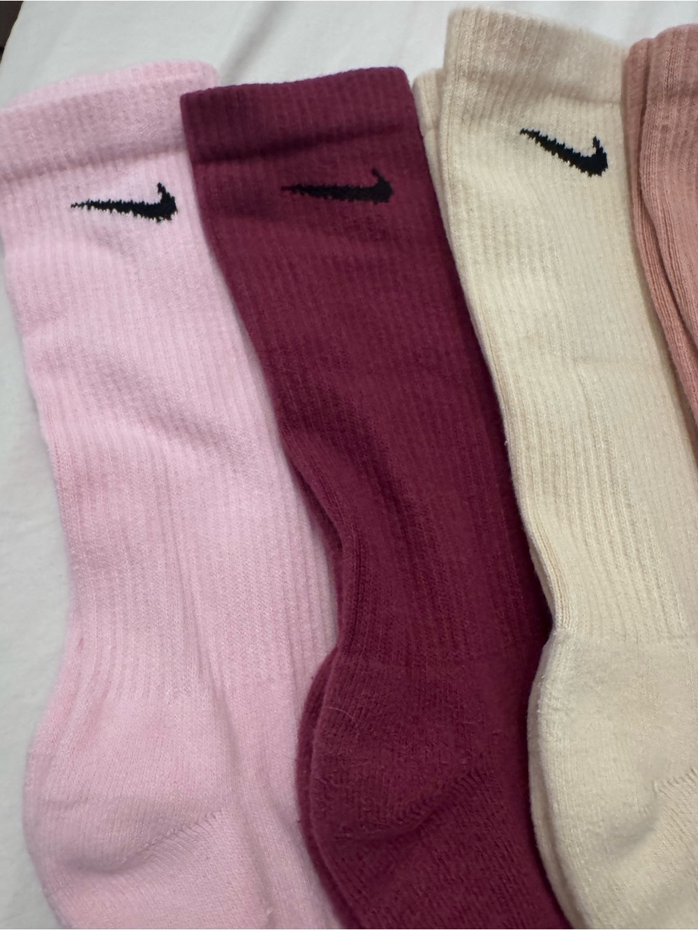 Nike Multicolor l Socks Pack - Pink, Burgundy, Cream, Peach, Tan, Mauve - Picture 2 of 5